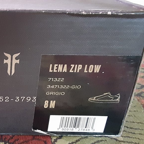 Frye Women's Lena Zip Low Sneaker - Size 8 - Picture 8 of 9